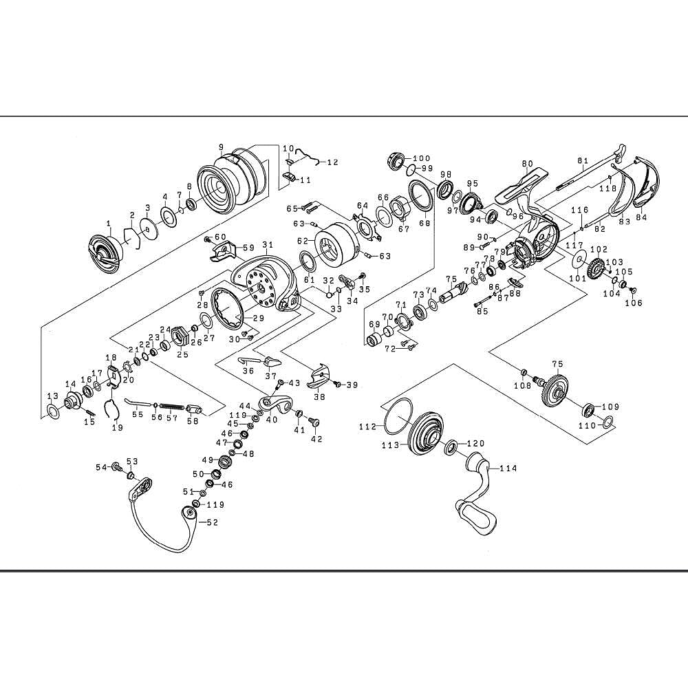 DAIWA Genuine Parts 18 Exist FC LT2500S-CXH Handle Part Number 114 Part Code 1H2A72 000557151H2A72