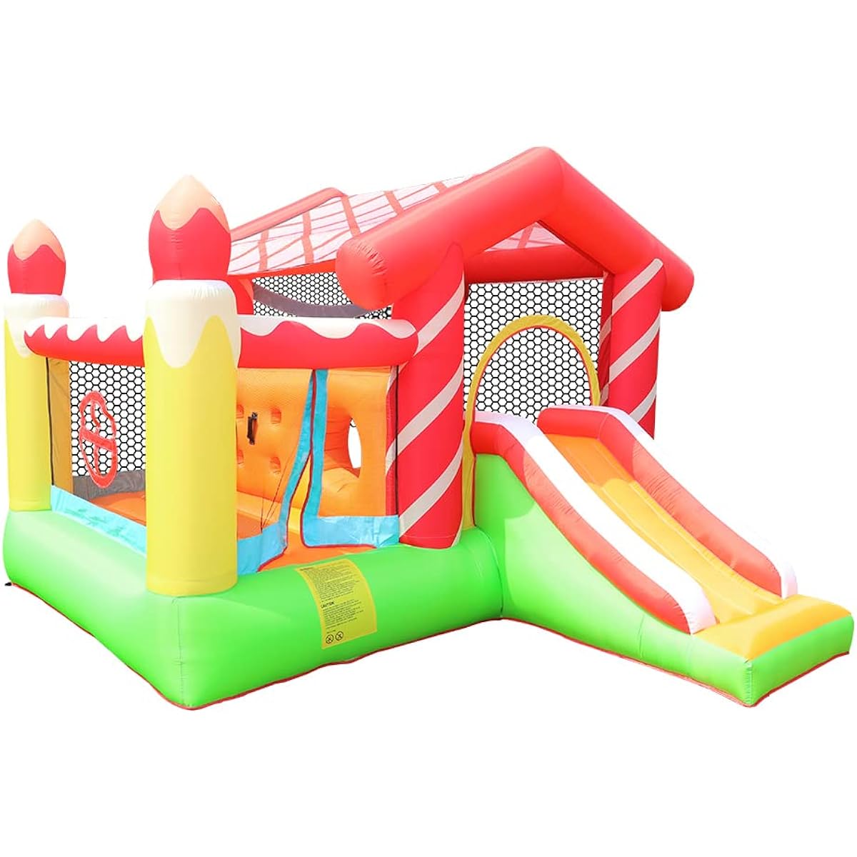 AirMyFunBounce House Giant Inflatable Slide for Todder with Heavy Duty Bouncer Bouncy Castle with Bouncy Castle with Blower Outdoor Backyard