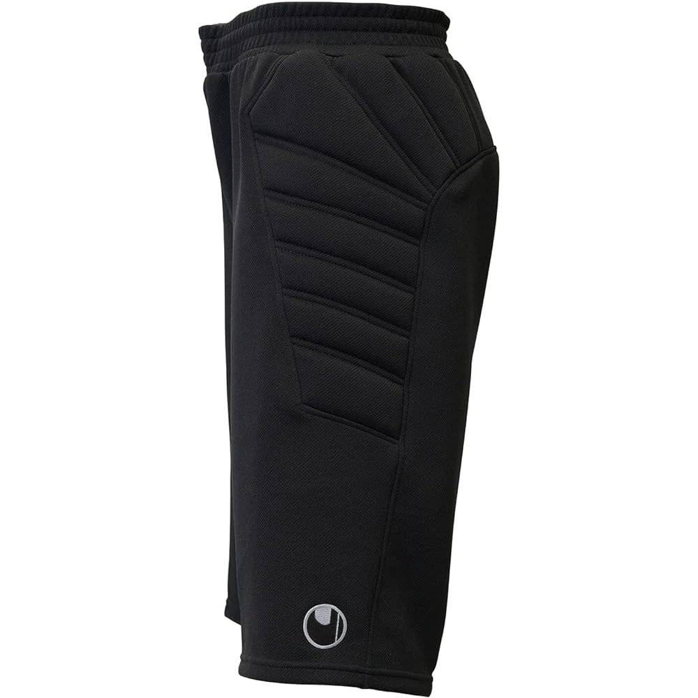 uhlsport Soccer Goalkeeper GK Shorts U91103 Black with Pads