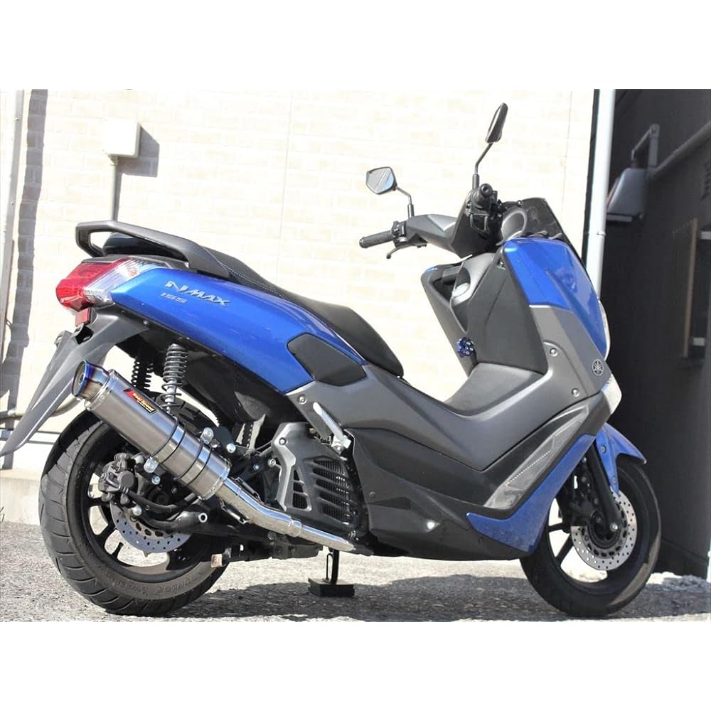 Realspeed Yamaha NMAX125/NMAX155 (SE86J/E3P8E/SED6J) Bike Muffler Meteo Titanium Solid Muffler N-MAX 125 N-MAX 155 N-MAX RSP-MET-205