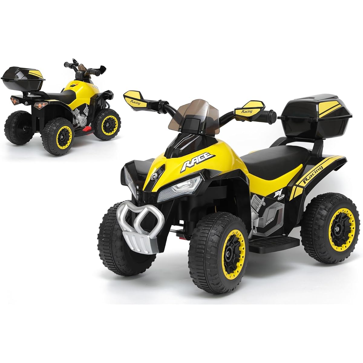 Completed Vehicle Shipping Electric Riding Toy Racing Buggy Children's Buggy ATV Vehicle Toy Riding Toy [GTS1188a] (Yellow)
