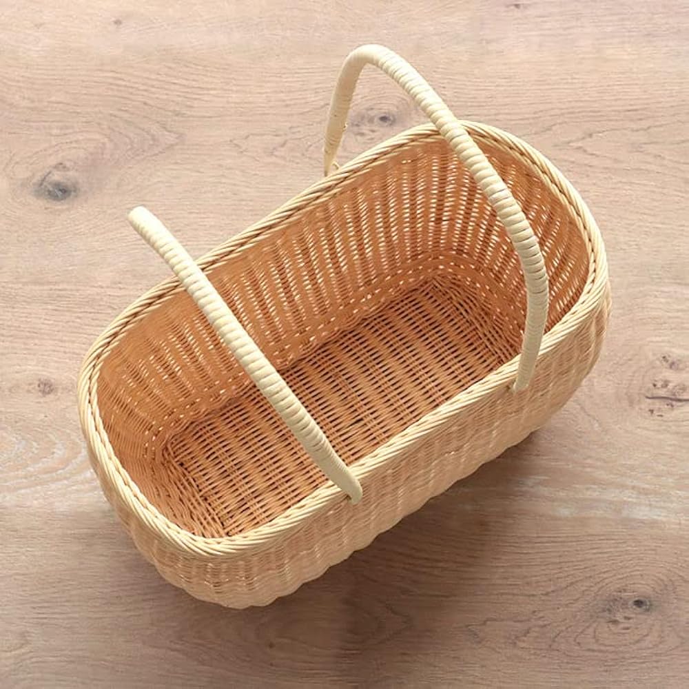 Matsunoya rattan shopping basket