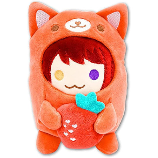 Strawberry Mochimochi Animal Plush Toy Rin