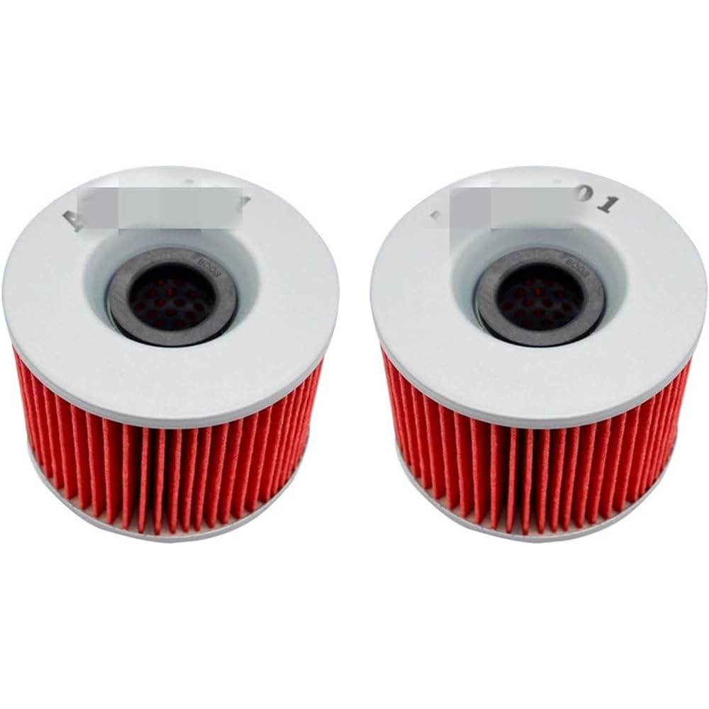 Motorcycle Breather Filter For Kawasaki ZZR1100 ZZR 1100 1990-2001 ZZR1200 ZZR 1200 2002-2005 ZZR250 ZZR 250 1990-1993 1998-2002 Motorcycle Oil Filter (Color : 2 PCS)