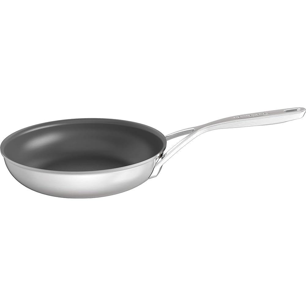 Demeyere "Intense Frying Pan 28cm" Stainless Steel Fluorine 3 Layer Coating IH Compatible Dishwasher Safe 5 Year Warranty Made in Belgium [Authorized Japanese Product] 40851-007