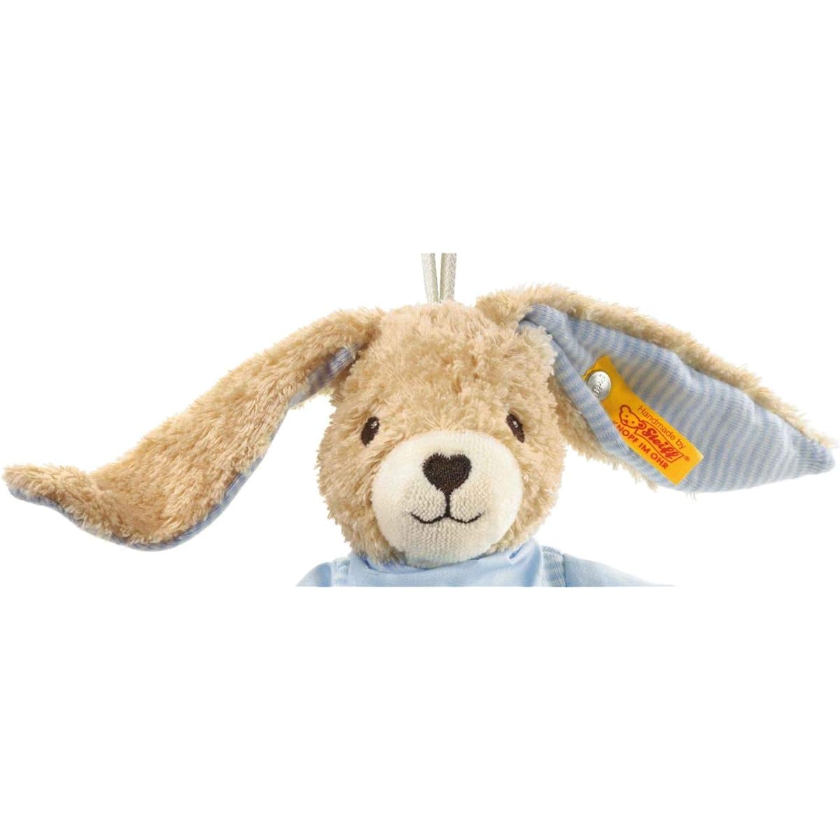 Steiff – 237515 – Plush – Hoppel Rabbit with Music Box – Blue
