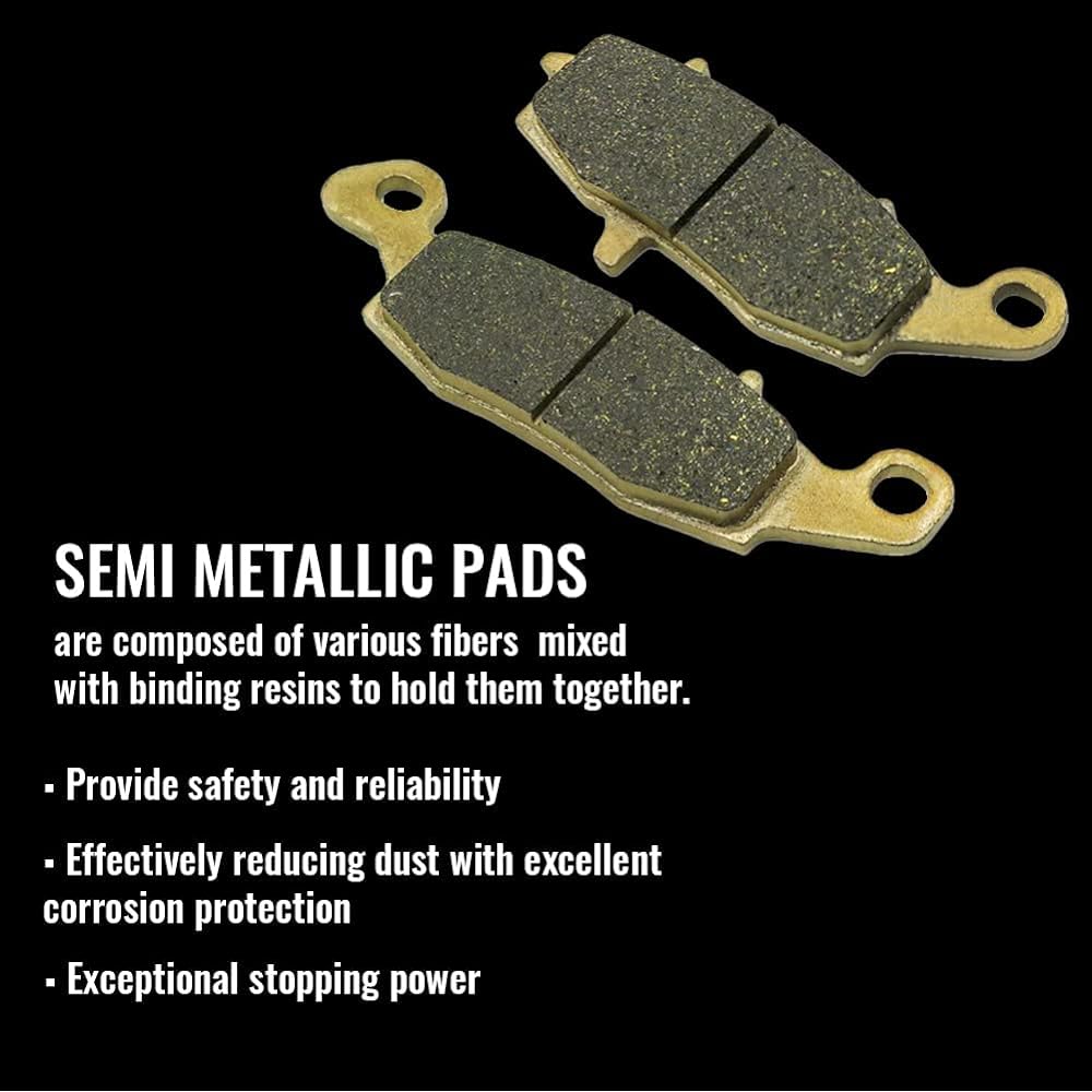 SYUU Motorcycle Replacement Front Rear Brake Pads Suzuki GS 500 GS500 1996-2010 FA231F FA063R