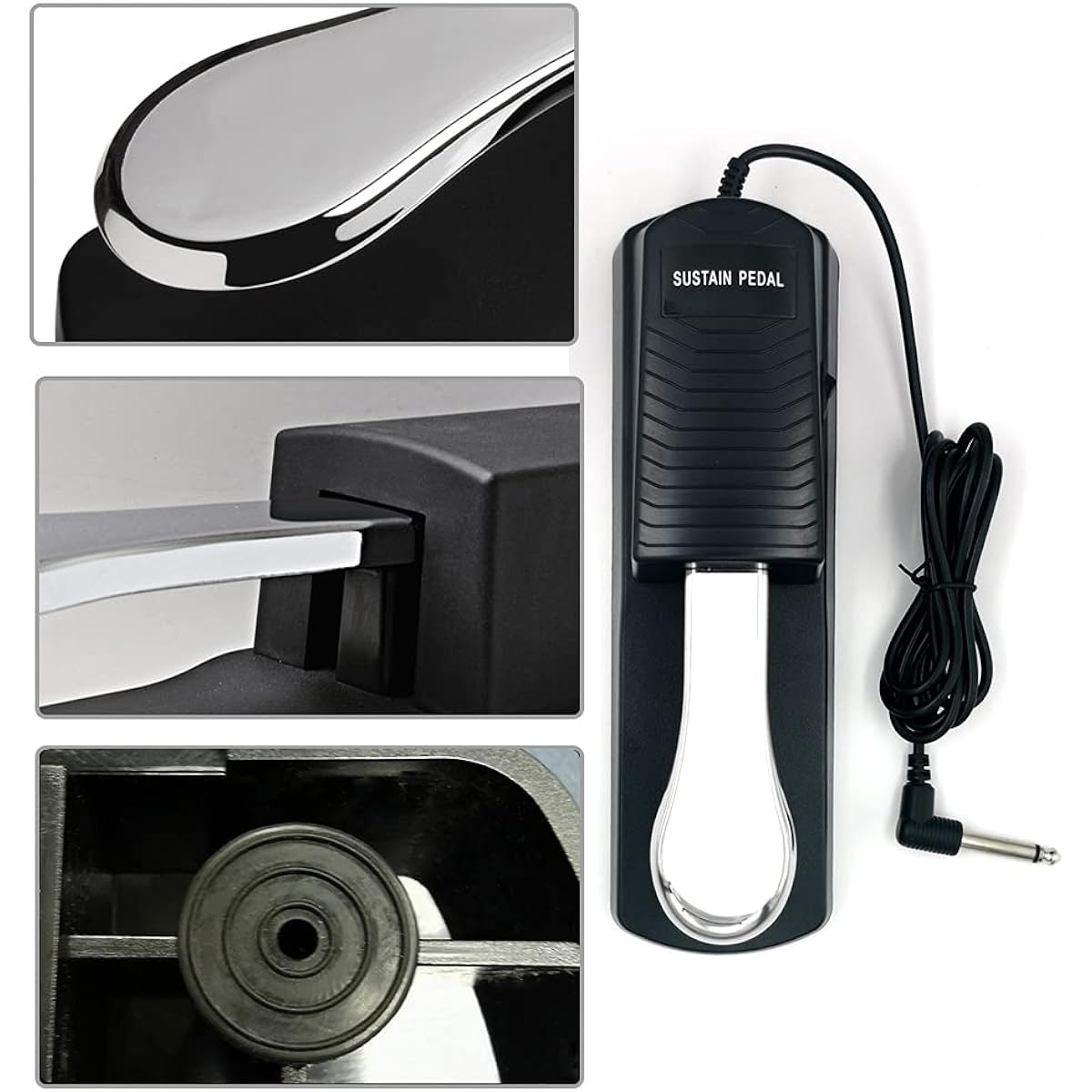 Koldot Sustain Pedal for Keyboard Digital Piano Universal Sustain Pedal Foot Damper Pedal
