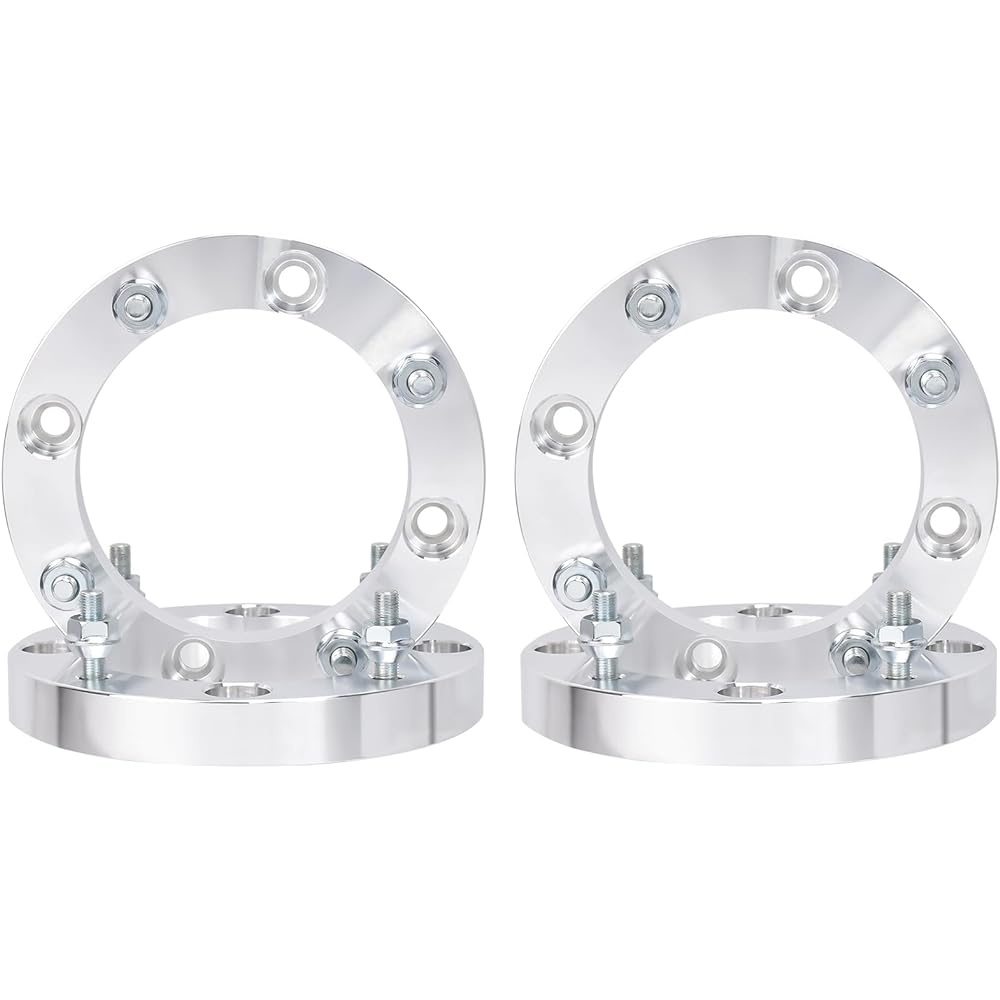 Max Motosports 4 Pieces 1" 4/156 4x156 ATV Wheel Spacers for Polaris RZR Sportsman Ranger ATV UTV Yamaha