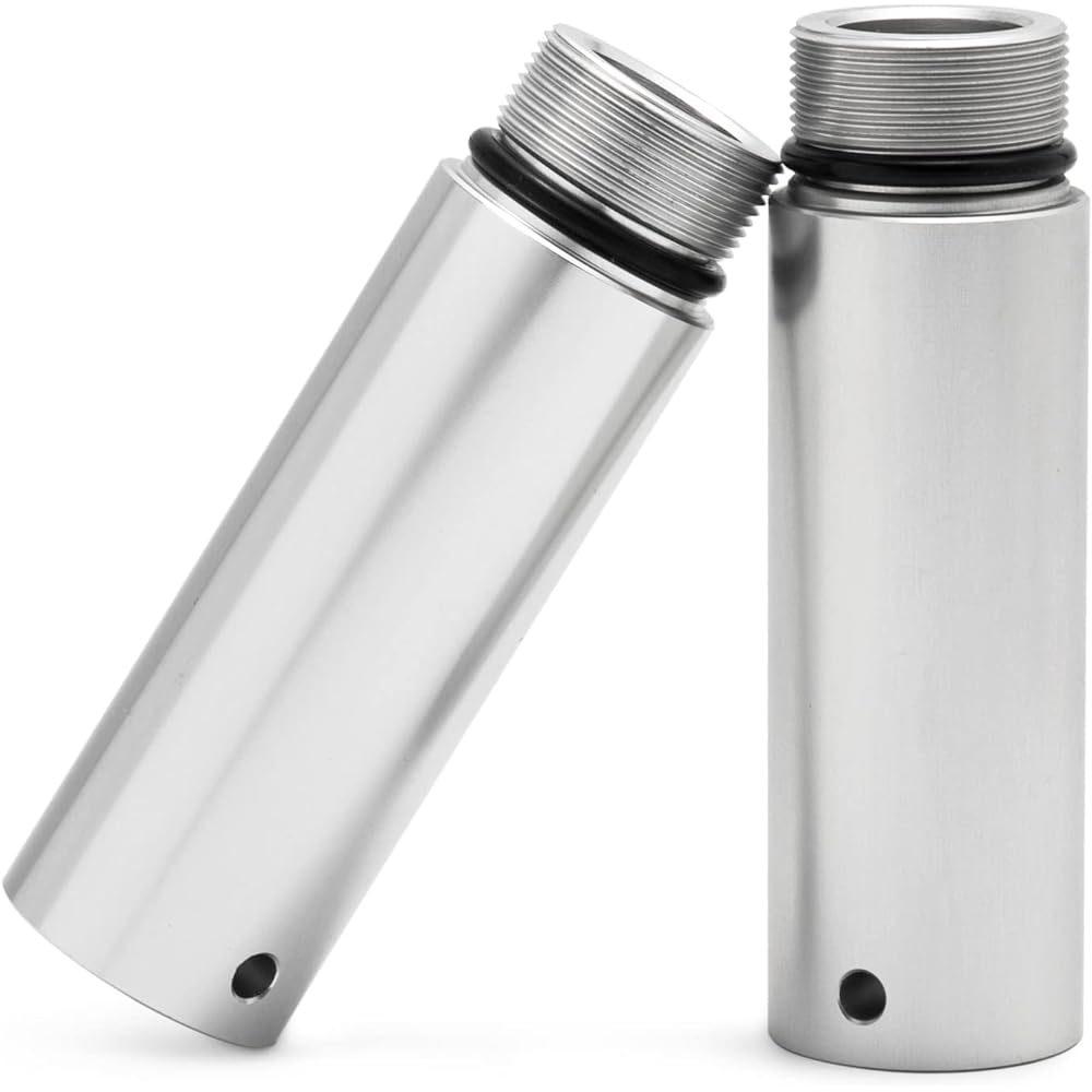 TARAZON Motorcycle 39mm Fork Tube 4 Inch Extension Compatible Vehicles Harley Sportster Iron 883 1200XL 1988-up/Dyna Super Glide FXR Low Rider FXLR 1987-up