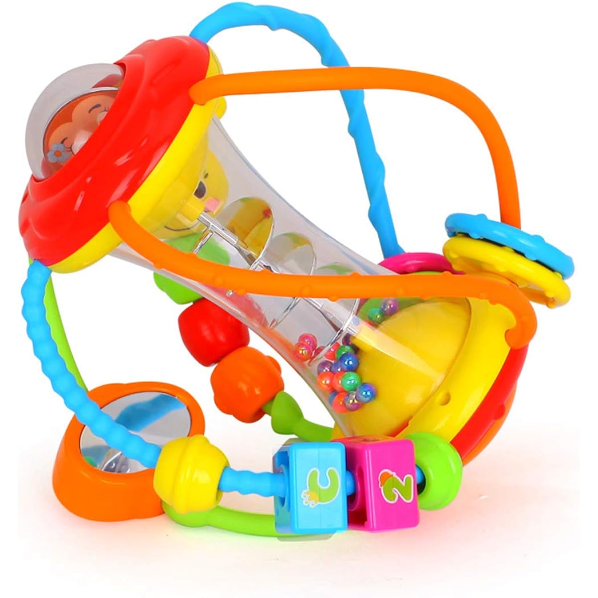Shaker, Grab and Spin Rattle, Crawling Educational