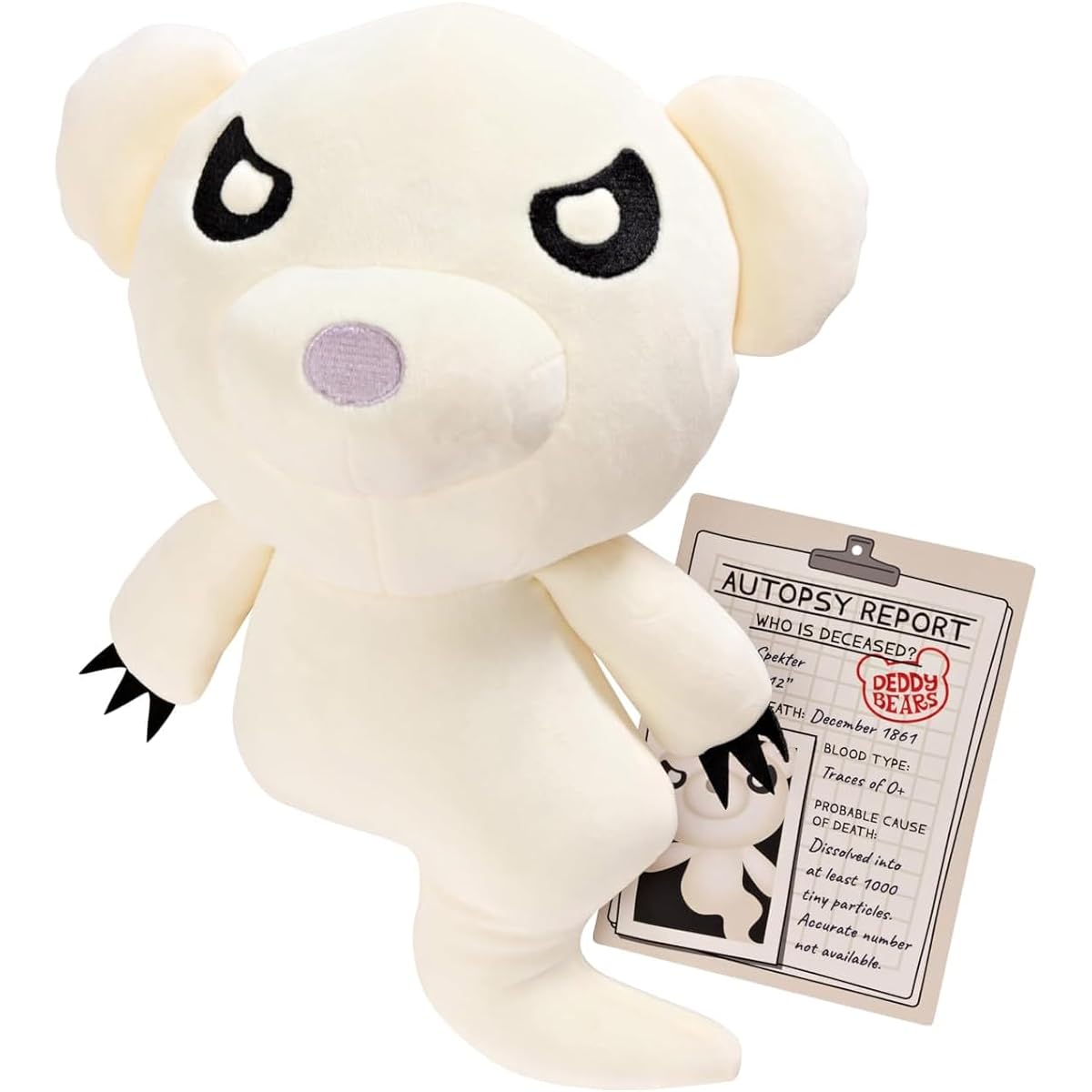 Deddy Bears Spekter Body Bag - 12" Plush Teddy Stuffed Animal Travel Gift Bedtime for Kids Teens Adults