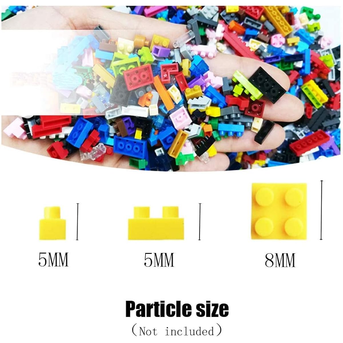 ISeeSee Micro Mini Blocks Dog Building Animal Set DIY 3D Building Toy Bricks for Kids or Adults Mike Dog (Large) 4780 Pieces