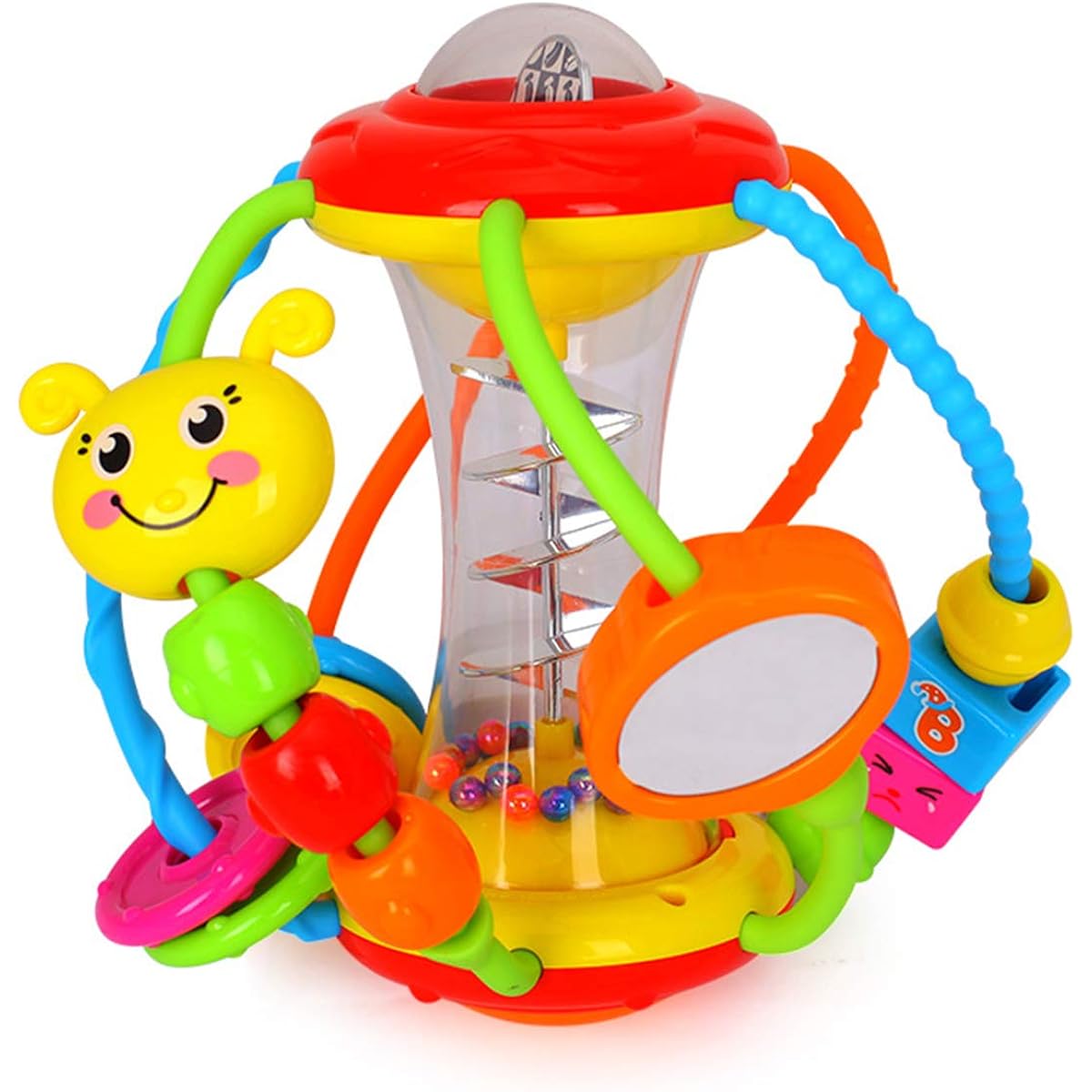 Shaker, Grab and Spin Rattle, Crawling Educational