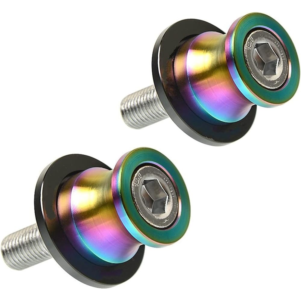 Stand Screw Slider 8mm Swingarm Stand Screw Motorcycle Swingarm Spool Slider Bobbin Suitable for Honda CBR300R CBR 300 R 2014 2015 2016 2017 2018 2019 (Color: A)