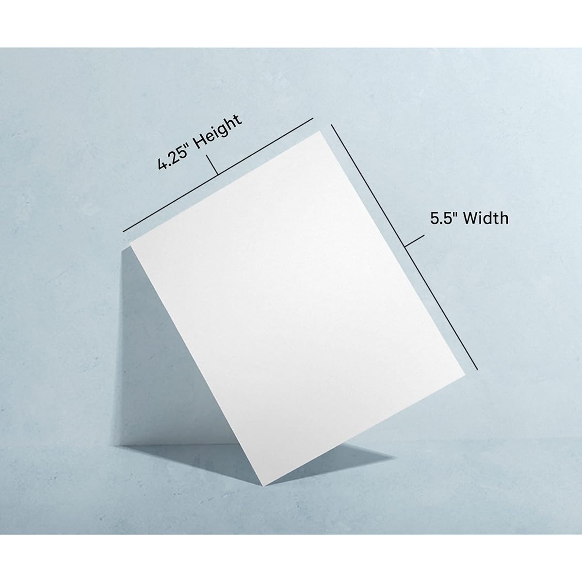 Twigs Paper Blank Greeting Cards and Envelopes Printable Heavyweight Cardstock Customizable DIY Cards Thank You Cards for Christmas, Birthdays, and Any Occasion, 5.5 x 4.25 Inch (Set of 20)