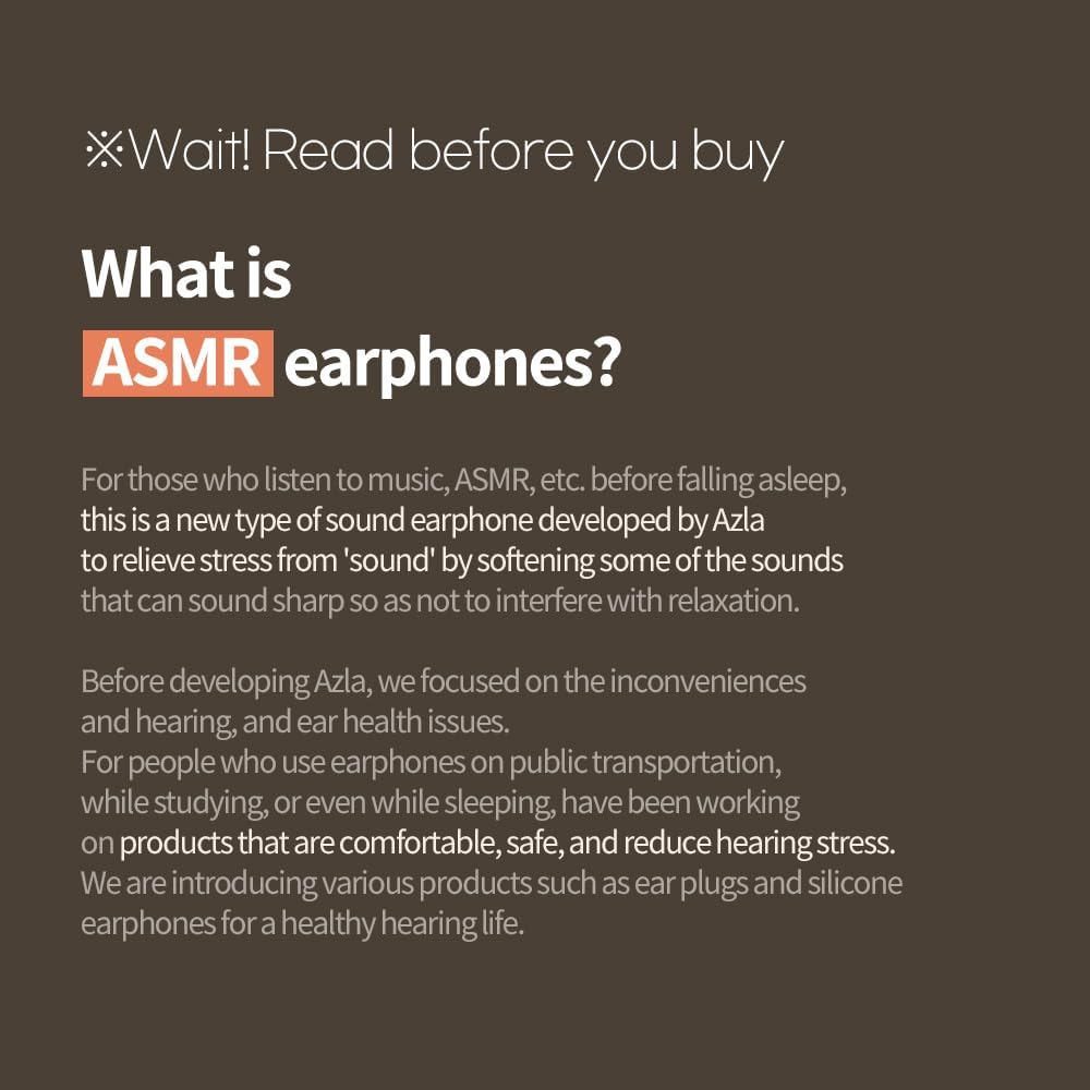 AZLA ASE-500 ASMR Lightning Silver [Earphones with single full-range BA driver made by Sonion] MFI certified Lightning DAC included Full silicon configuration ASMR specific tuning SednaEarfit max ASMR 6 sizes included TPE coated 150cm cable iPhone/iPad [