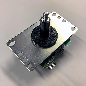 Sanwa Denshi Board Type Joystick Lever Flat Iron Plate with Shaft Cover 8 Direction Guide Plate 4 Direction Switchable JLF-TP-8YT-SK