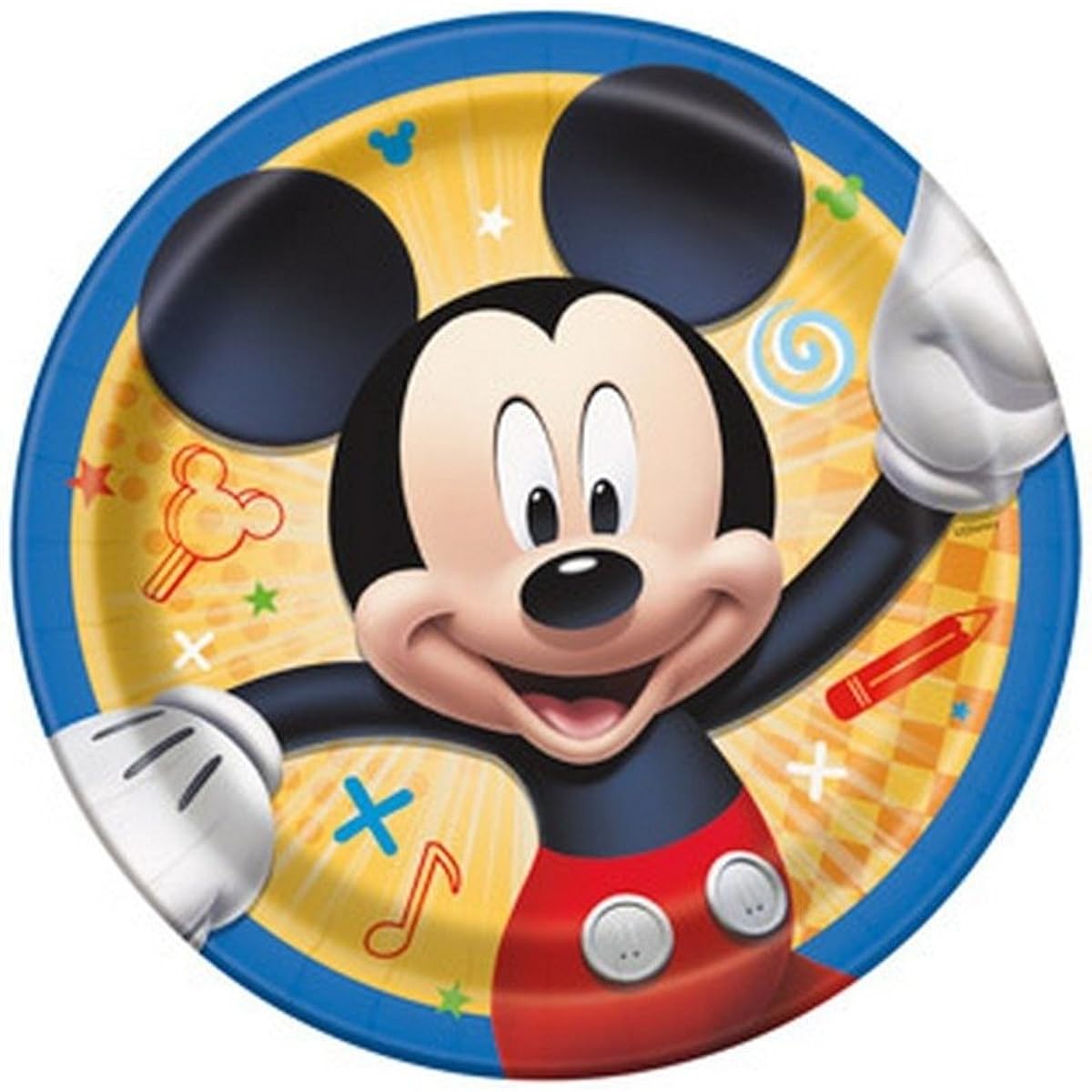 Mickey and the Roadster Racers 7 Inch Plates [8 Per Package]