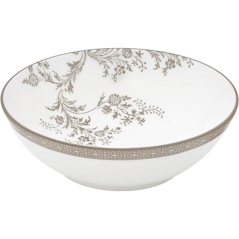[Regular Imported Product] Wedgwood Vera Wang Vera Lace Platinum/Gold Multi Saucer Pair Wedding Gift Present 1053581