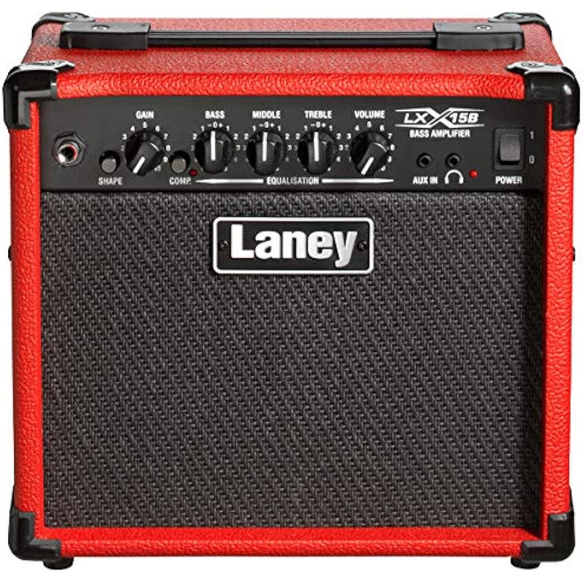 Laney Bass Amplifier LX15B Red Combo Amplifier for Bass