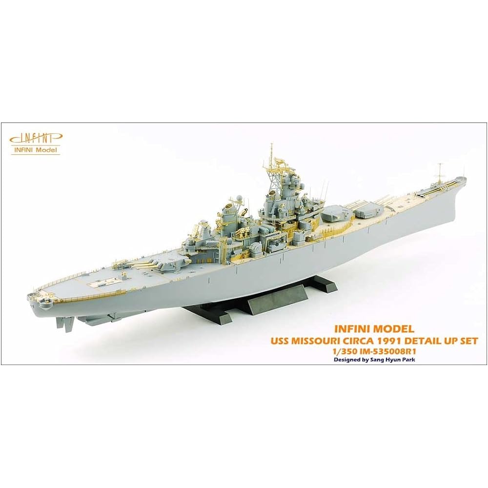 Infini Model 1/350 US Army Battleship BB-63 Missouri 1991 Detail Up Parts for T Company Plastic Model IM53508