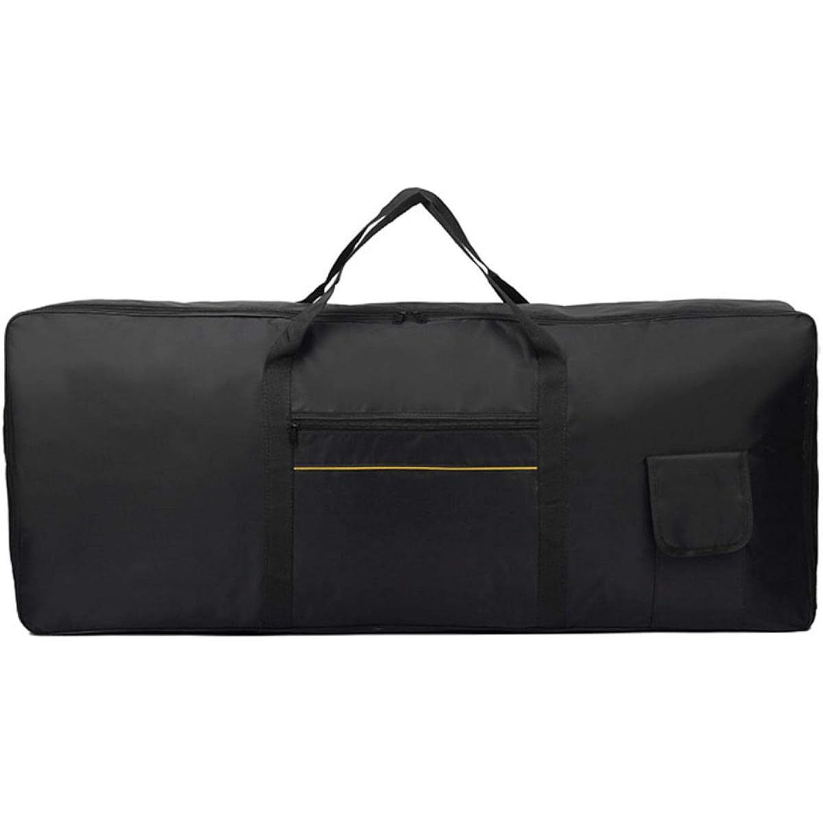 CALIDAKA Keyboard Bag Cover Portable Piano Padded Case 61 Keys Thickened Electronic Organ, 38x16x5 Inch Portable Piano Padded Case Soft 420D Nylon Oxford Keyboard