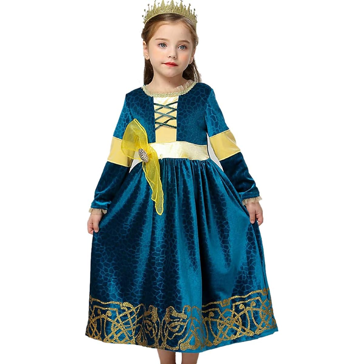 Brave Princess Merida Costume Kids Dress Up Costume Birthday Carnival Party Classic Costume