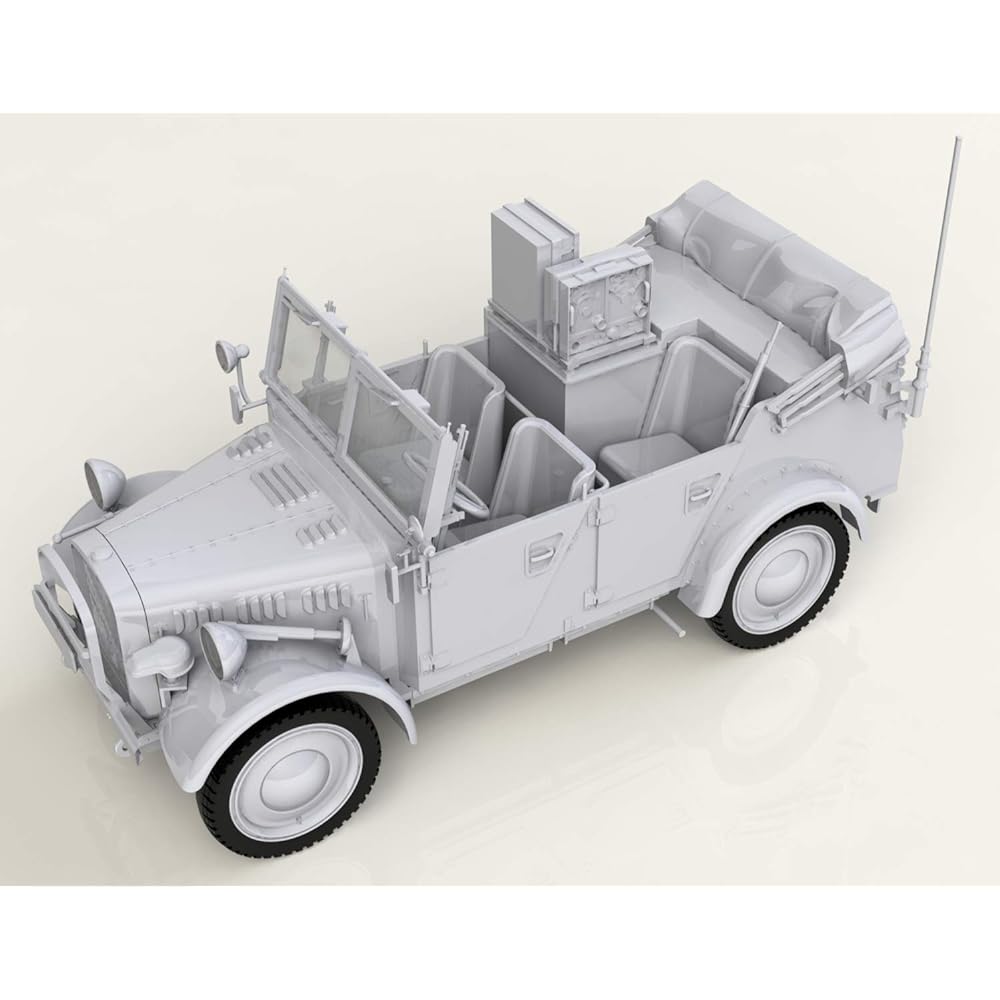ICM 1/35 German Army le.gl.Einheitz-Pkw Kfz.2 Light four-wheel drive radio equipped vehicle plastic model 35583