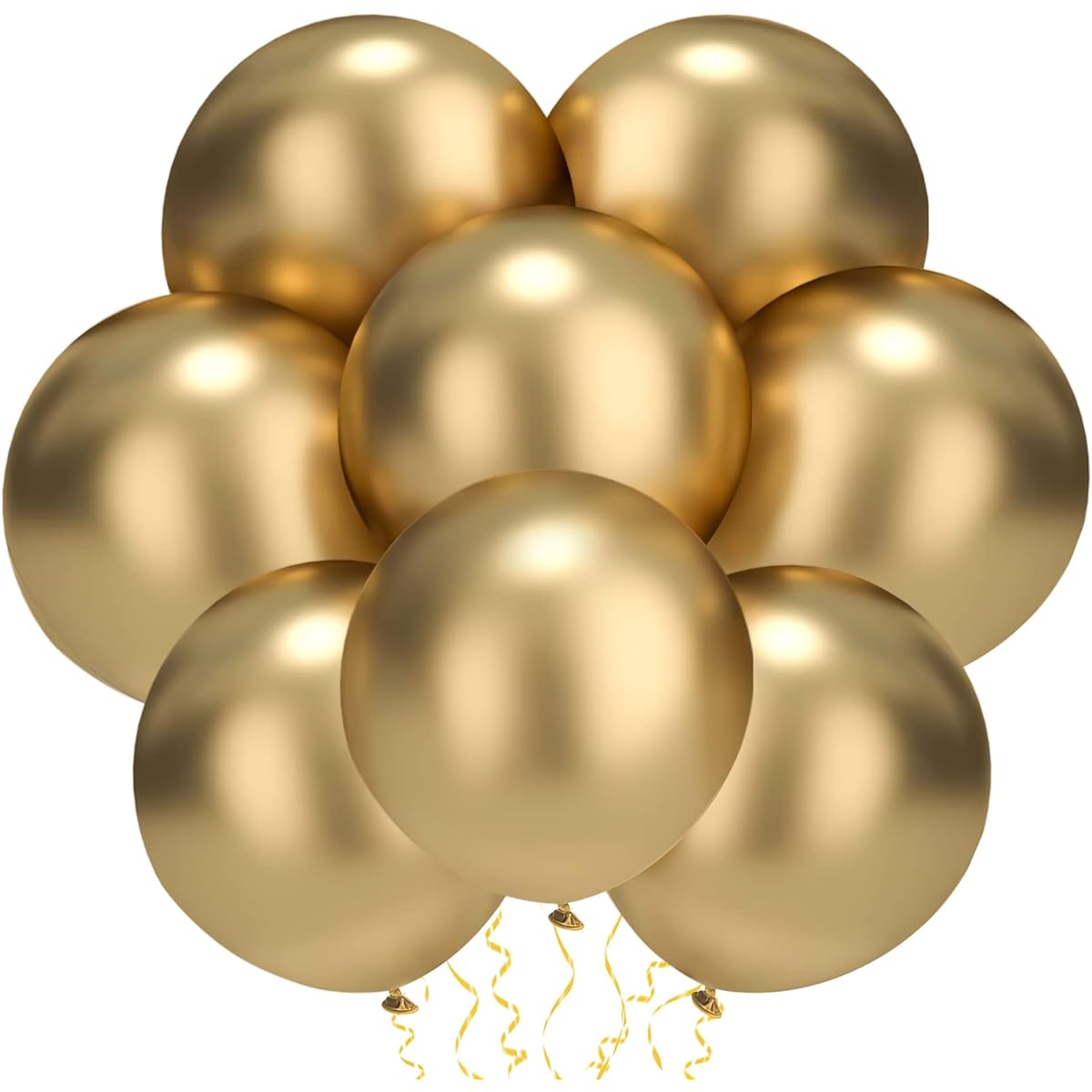 Gold Balloons Latex Party Balloons - Pack of 20 18 Inch Large Golden Thick Balloons Large Round Helium Balloons for Baby Shower Wedding Birthday Party Decorations