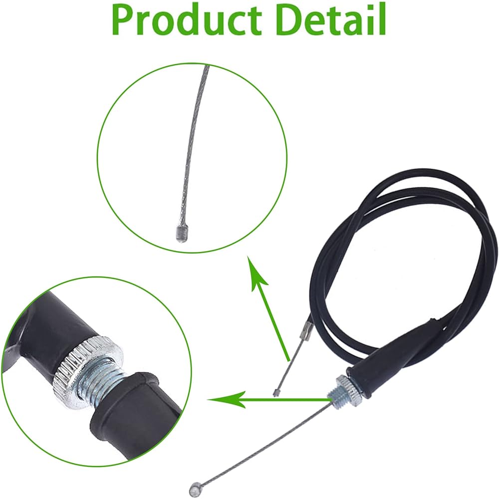 marddpair 7/8 22mm Twist Throttle Handle Grip Cable Replacement for 50-250CC ATV Dirt Bike Quad Pit Dirt Bike Buggy