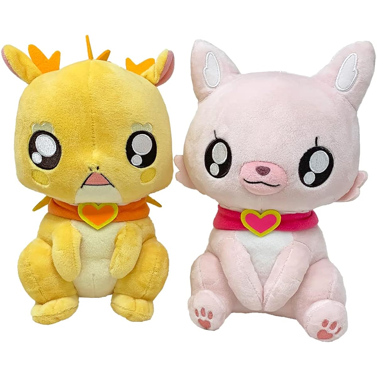 Delicious Party PreCure Huge Plush Toy 2 Set of 2, Approx. 23cm, Kome Kome, Menmen