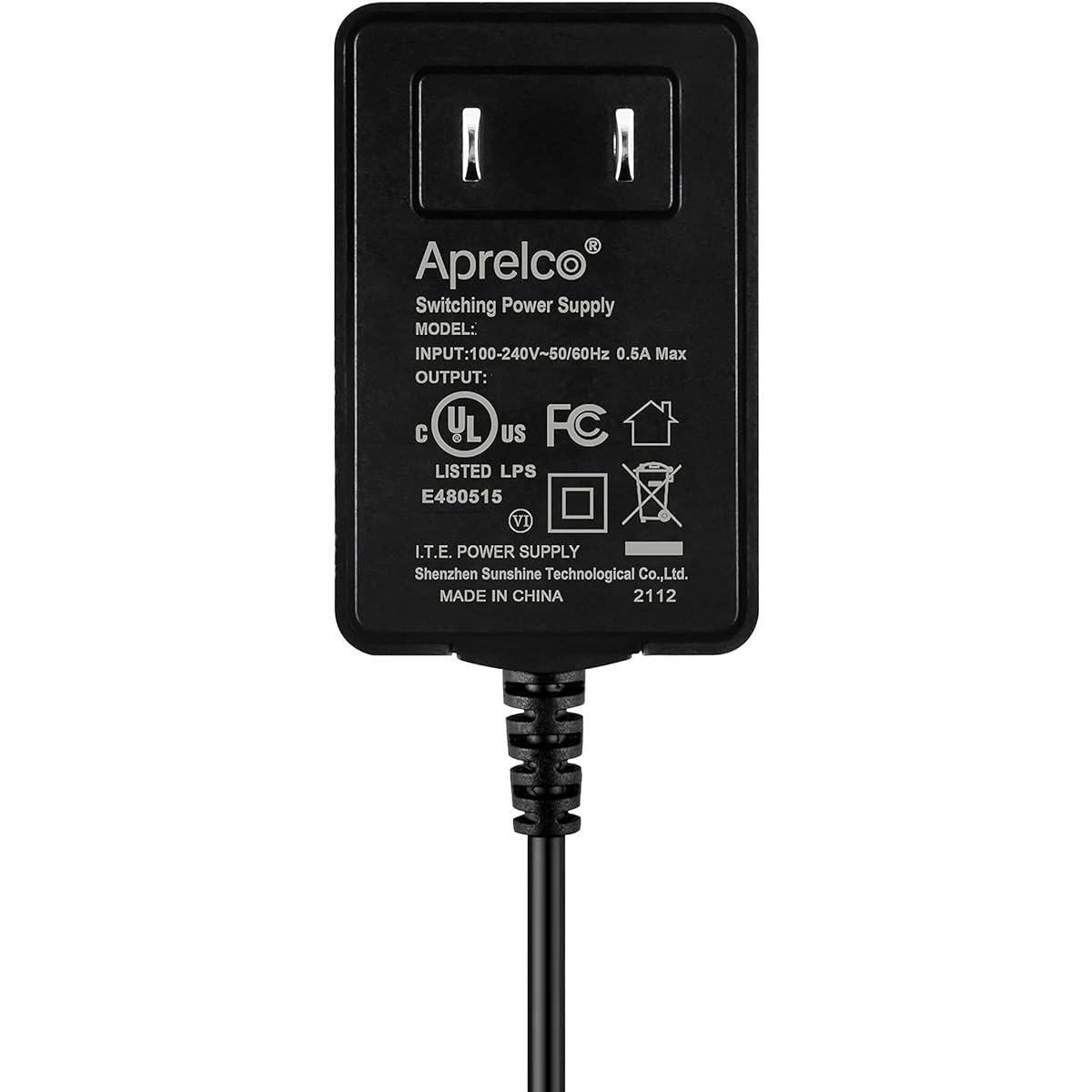 Aprelco UL Certified AC-DC Adapter Charger Brookstone Theraspa Full Body Multi-Speed Massager BAM5000 Switching Transformer Power Cord Main PSU AC110-240V