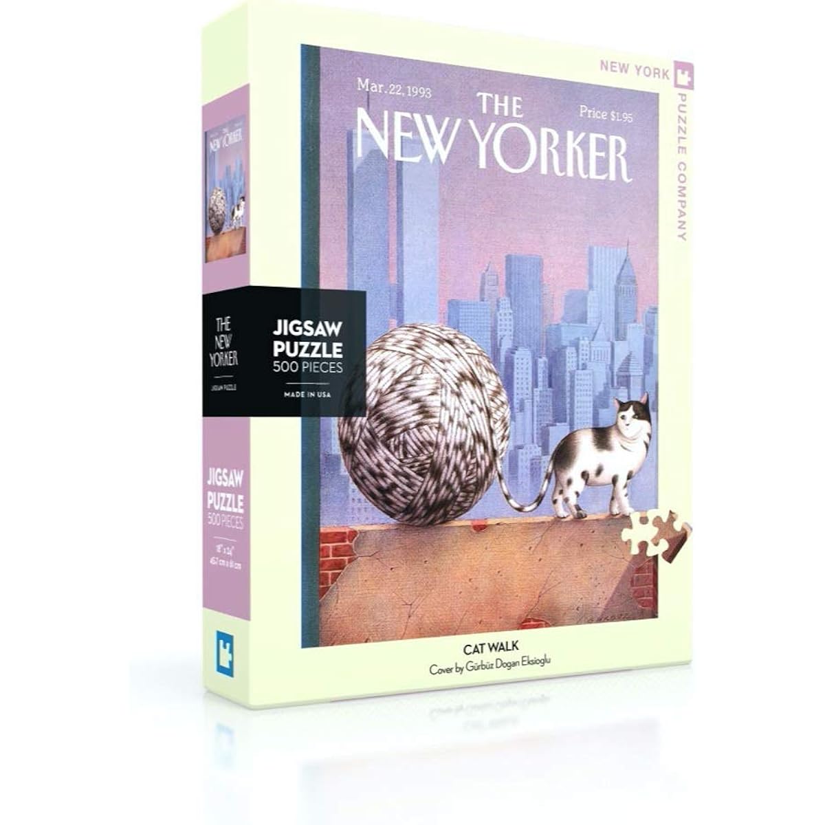 New York Puzzle Company - New Yorker Cat Walk - 500 Piece Jigsaw Puzzle