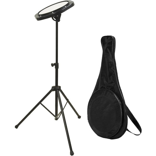 On Stage DFP5500 Drum Practice Pad with Stand & Bag