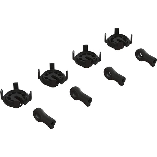 ARRMA Shock Rod End & Spring Perch Set 4 Shocks ARA330569 Elec Car/Truck Replacement Parts
