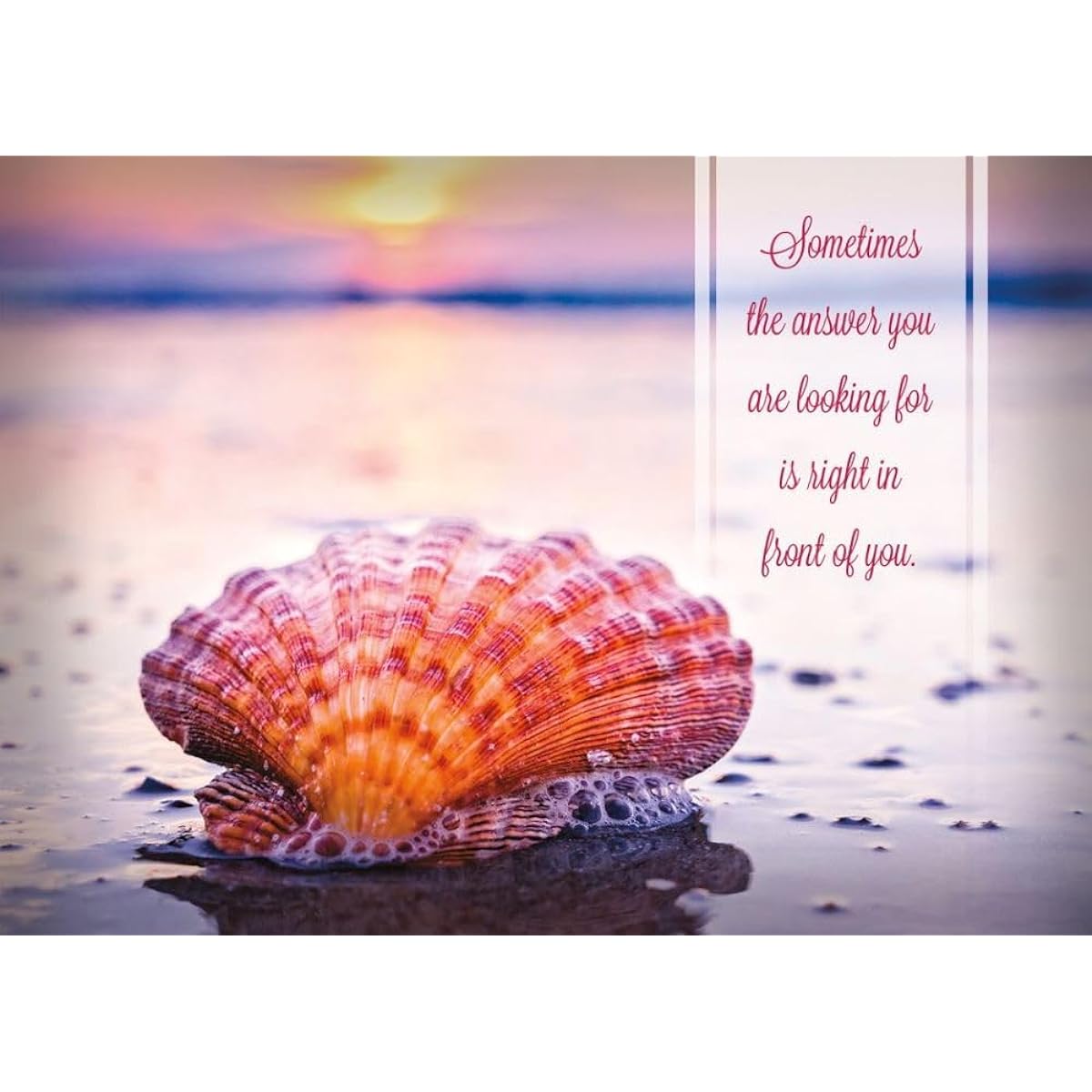 Boxed Greeting Cards - Christian Encouragement Cards with Envelopes - Waves of Hope - KJV Bible - Pack of 12