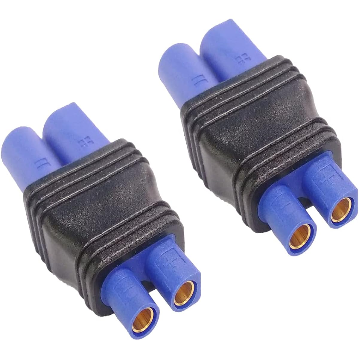 WOODGUILIN 2pcs EC5 Male Plug to EC3 Female Connector Plug Adapter for RC Lipo Battery Ec5 Plug to Ec3 Connection (E102-2)