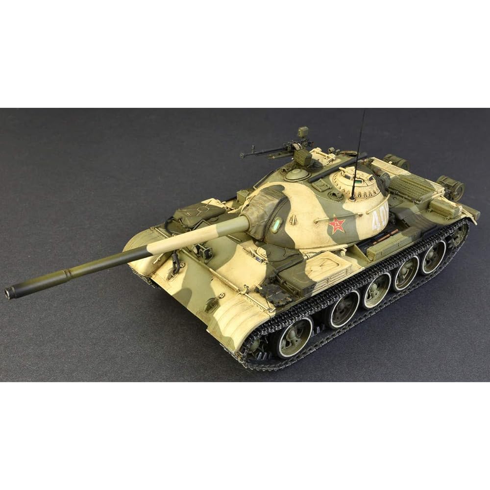 Miniart 1/35 Chinese People's Liberation Army Army Type 59 Medium Tank Early Model Plastic Model MA37026 Molding Color