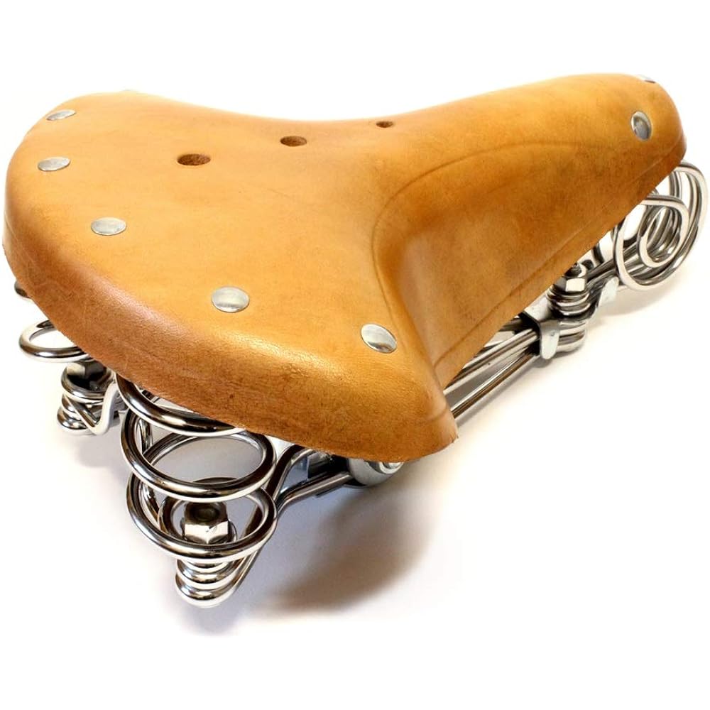 Saddle Showa Retro Practical Bicycle Vintage Reproduction Saddle Dust Cover Included