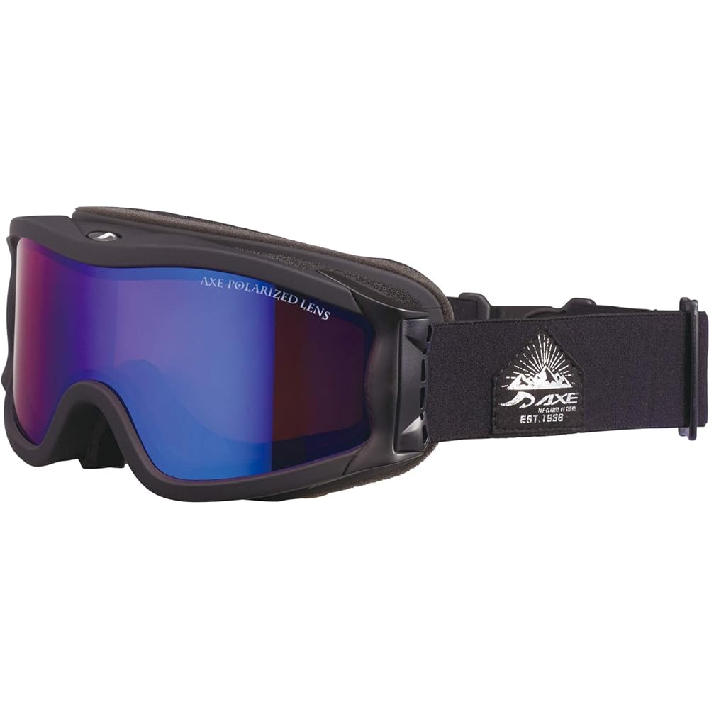 AXE Unisex Ski/Snowboard Goggles UV Protection Function Glasses/Helmet Compatible OMW-785P