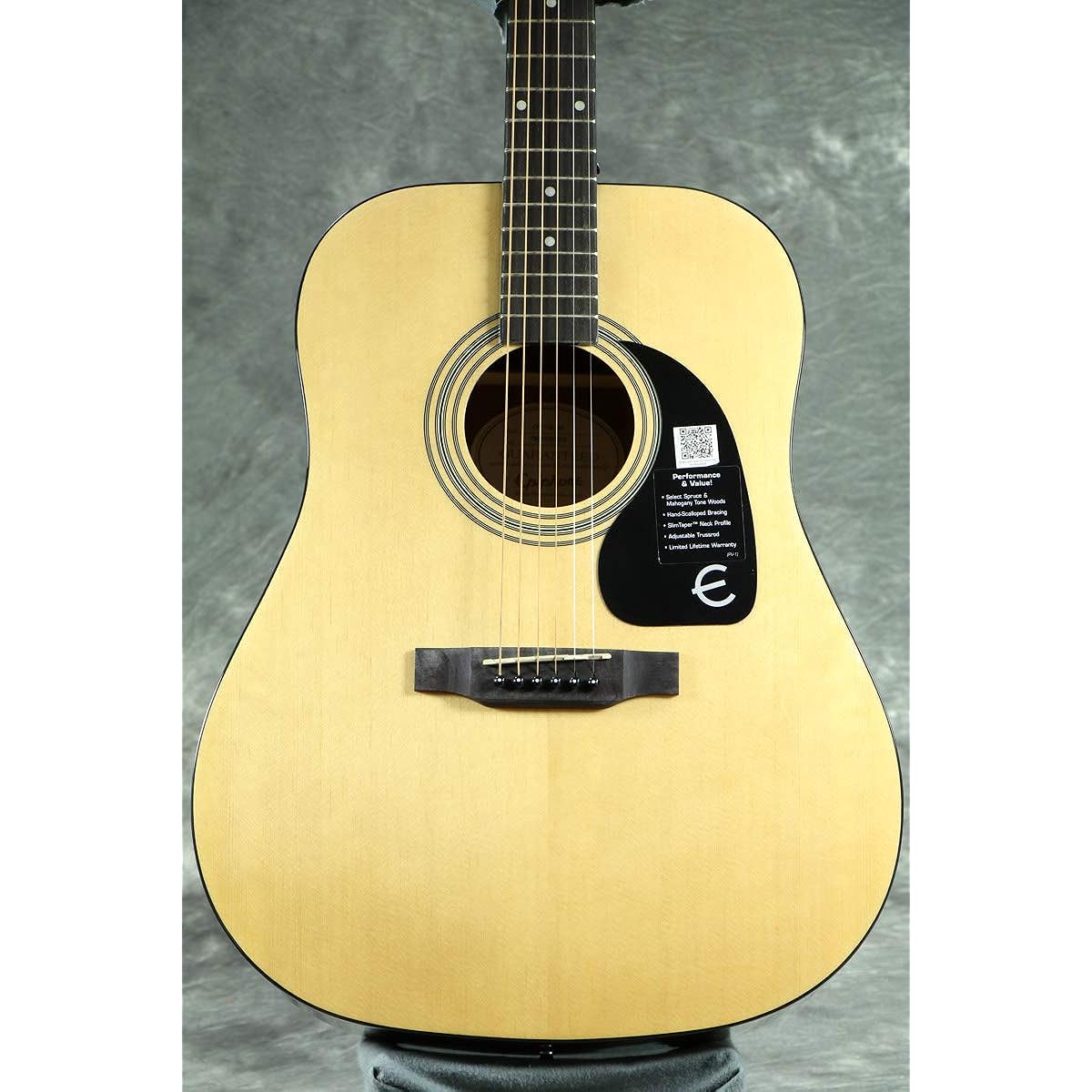Epiphone Acoustic Guitar DR-100 NA Epiphone Introductory Folk Guitar for Beginners