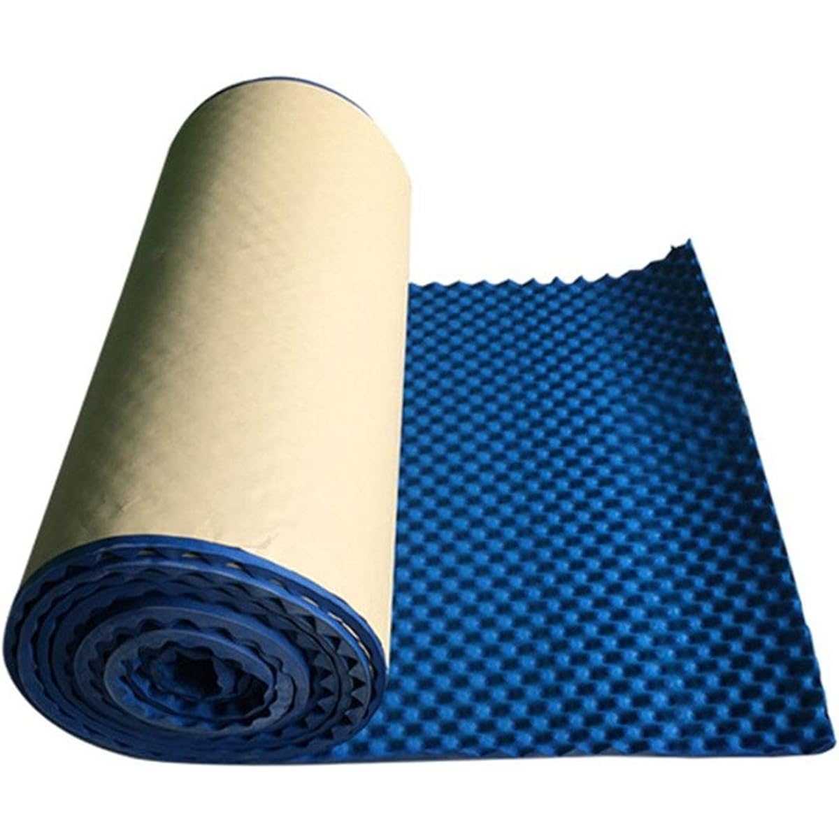 Blue Soundproof Shock Absorber Self-Adhesive Easy Installation Sound Absorbing Cotton Classroom Office Acoustic Room Treatment
