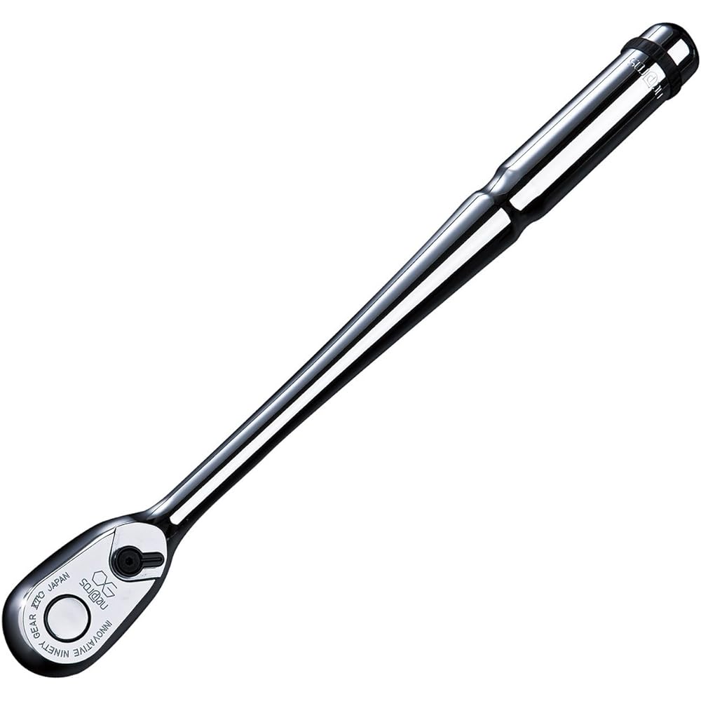 Kyoto Machinery Tools (KTC) Nepros 9.5sq. Ratchet Handle NBR390A Silver