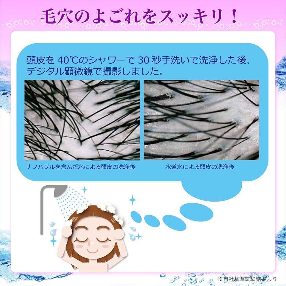 Nippon Denko Micro Bubble Nano Bubble Generation Kit Resin for Shower Head ND-NBSH