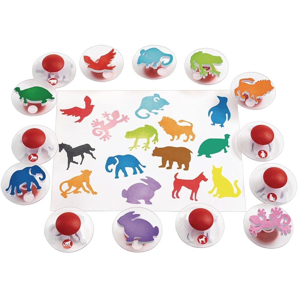 Colorations Easy to Hold Stampers, Animal Set - 14 (Item # Anistamp)