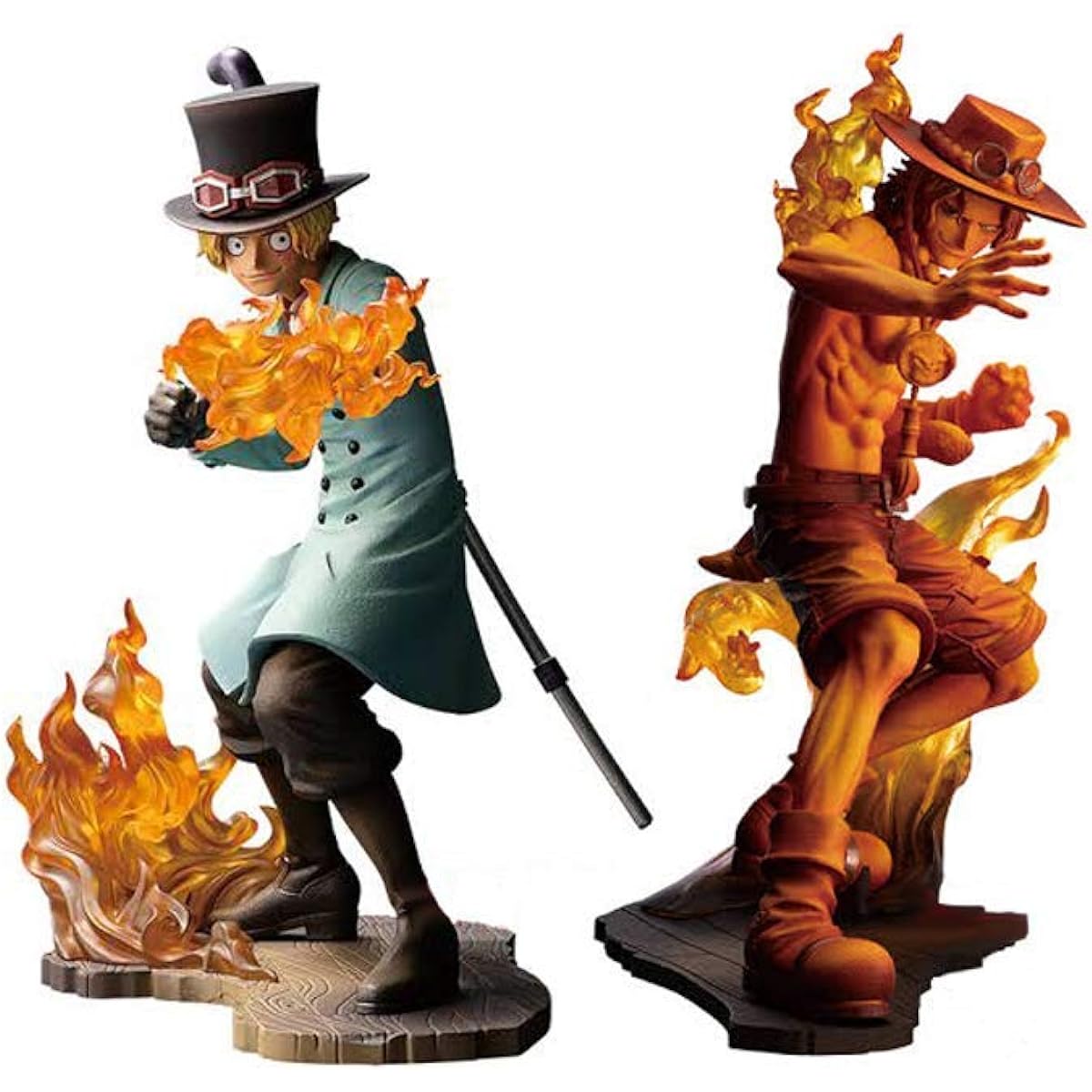 Banpresto One Piece Stampede Movie BROTHERHOOD III -SABO- & -PORTGAS・D・ACE- Sabo & Portgas・D・Ace Figures Set of 2