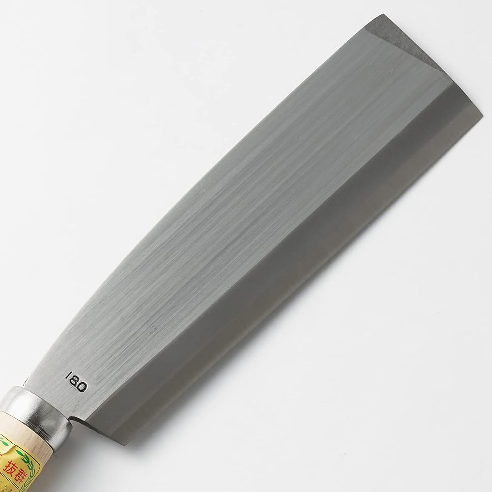 Goromaru Tosa double-edged machete 180mm, ambidextrous, made in Japan, Tosa cutlery, for professionals, for craftsmen, with genuine forged steel, for removing miscellaneous trees and branches, for camping and outdoor activities, right-handed, left-handed
