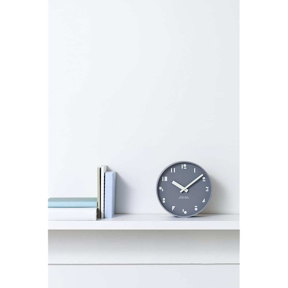 Lemnos Wall Clock Analog Quartz Watch MSS Gray M,S,S. SYO21-04 GY Lemnos Lemnos Diameter 20cm Thickness 4cm