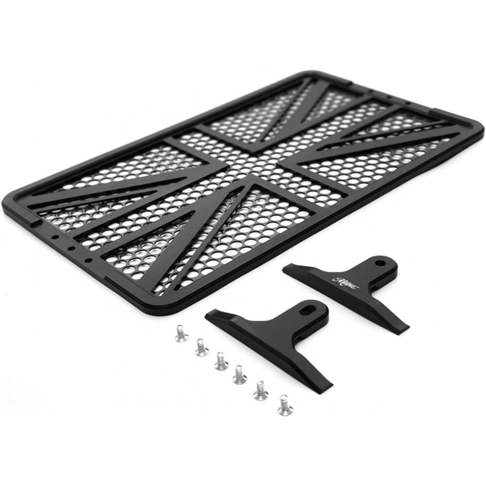 Motone Radiator Guard Street Twin Street Scrambler T100 T120 Thrust On Union Jack Aluminum/Stainless Steel KNS001